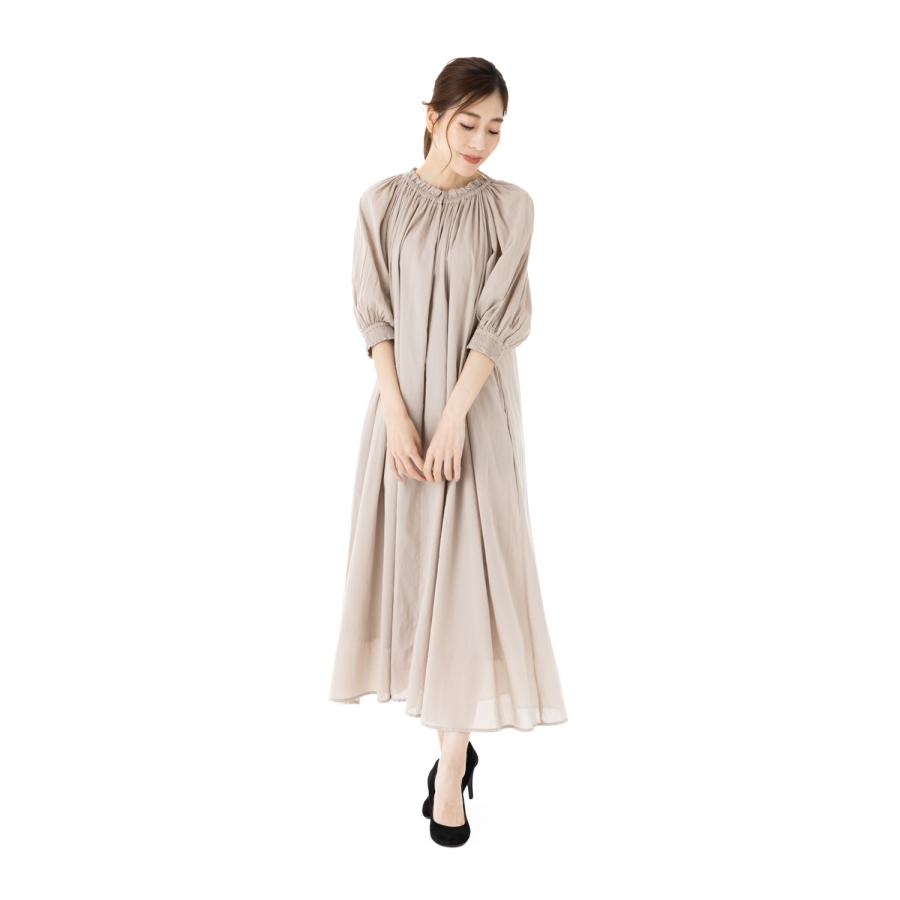 Bou Jeloud Jeloud(ブージュルード) サイズF 5分袖 無地 ミモレ