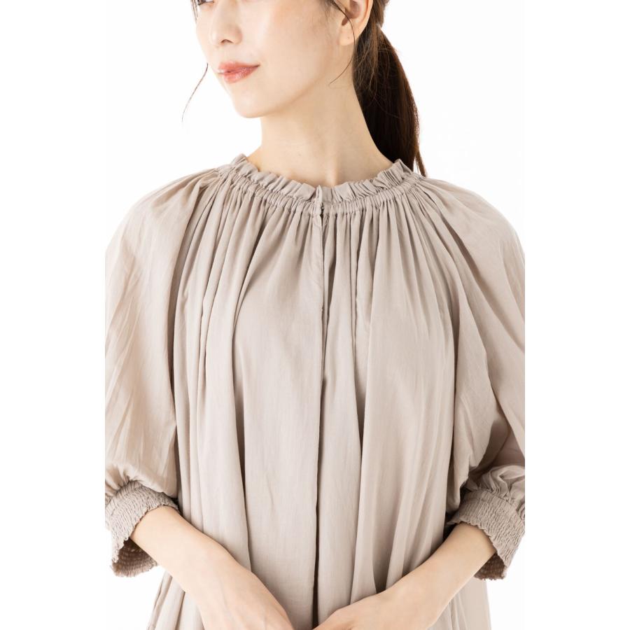 Bou Jeloud Jeloud(ブージュルード) サイズF 5分袖 無地 ミモレ