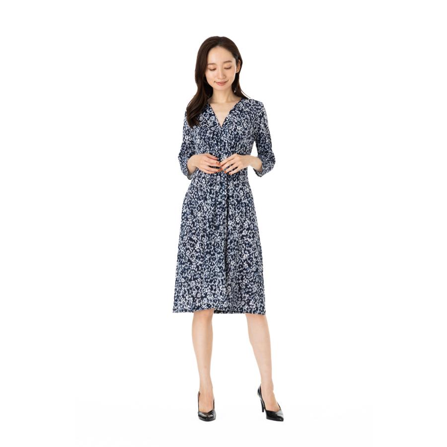 ✳️新品未使用✳️ワンピース　egerie 希少T3サイズ EGERIE エジェリ(EGERIE)ワンピース T1 T2 T3サイズ 七分袖 膝丈
