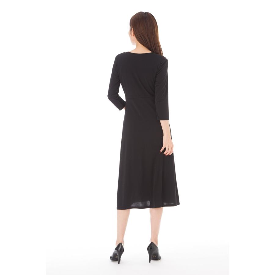 ✳️美品✳️ ワンピース　fas FAS ファス(FAS)ワンピース T1 T2サイズ 5分袖 Vネック