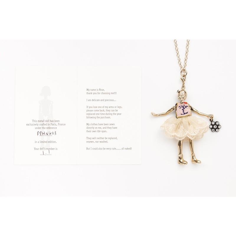セルバン ギャゾット（Servane Gaxotte） ローズ ドールネックレス 標準タイプ PARIS フランスの画像