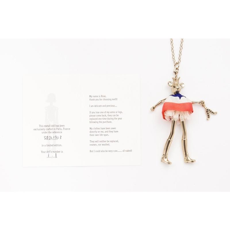 セルバン ギャゾット（Servane Gaxotte） マウスドールネックレス 足長タイプ PARIS フランスの画像