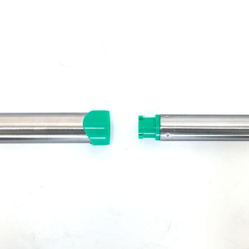 オールステンレス組立式物干し台　プラスチックカバーベース付き　CF-204PP　ステンレス継ぎ伸縮竿4.0ｍ　HB-4M　２本セット_3