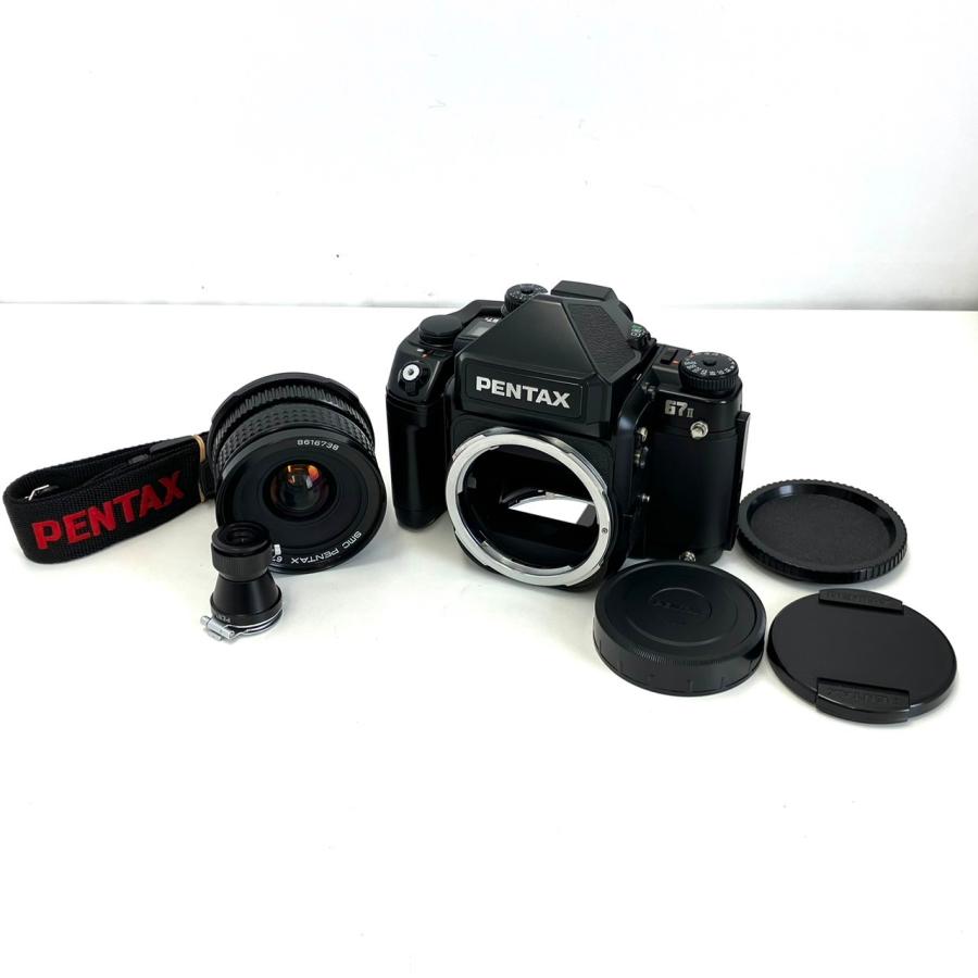 PENTAX67 フィルムカメラ レンズ付き ペンタックス ◇極美品◇ PENTAX 67II 中判フィルムカメラ ボディ＋