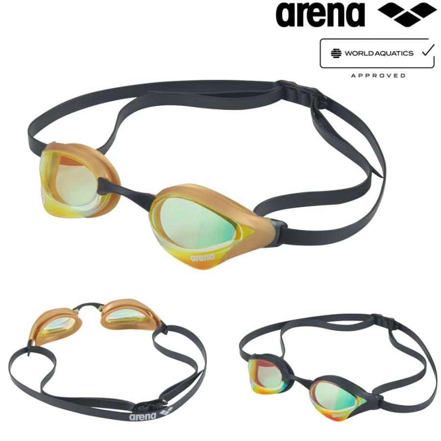 アリーナ（arena） 水泳 レーシングゴーグル コブラコア ミラーレンズ