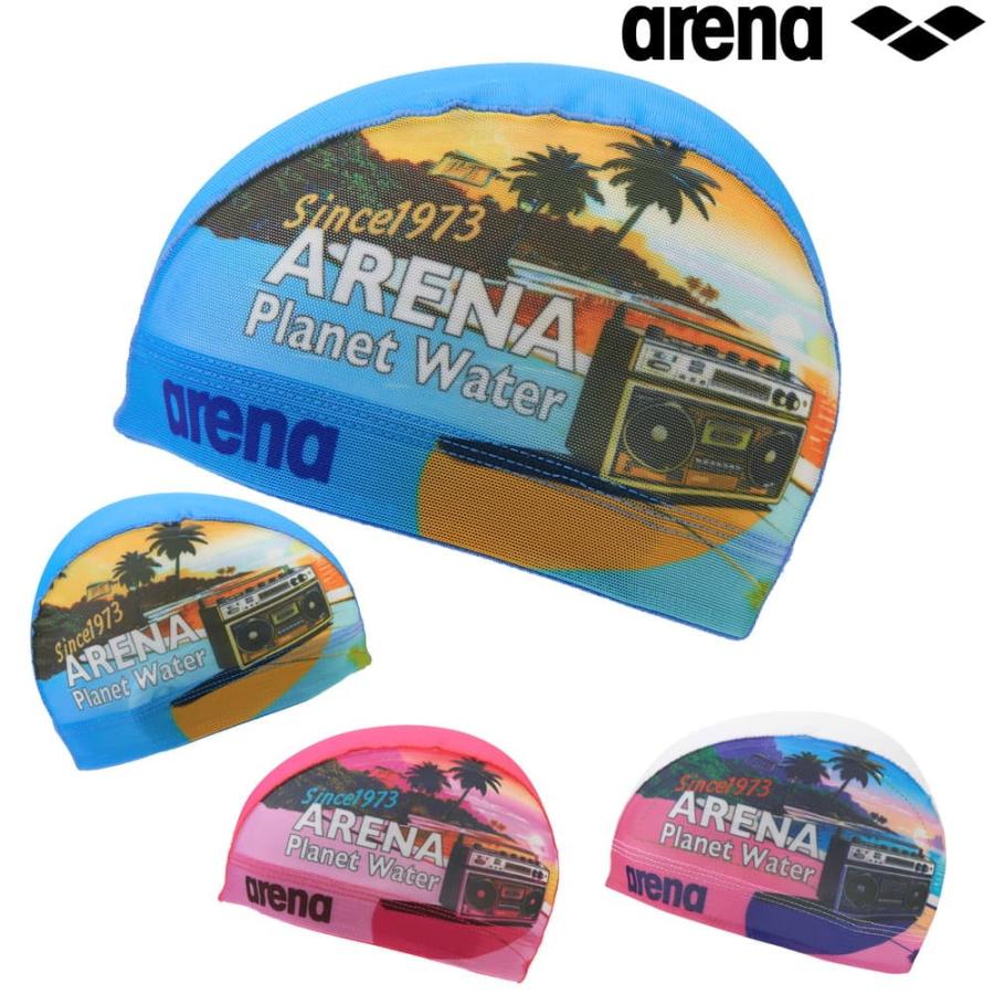 arena 競泳用スイムスーツ 、おまけスイムキャップ たんぱく質の本 アリーナ（arena） 水泳 メッシュキャップ スイムキャップ 水泳帽 水泳