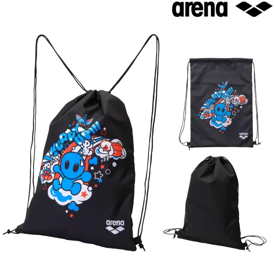 め*ん様 【新品未開封】Aooo ナップサック　バッグ アリーナ（arena） 水泳 アリーナくん マルチバッグ ナップサック