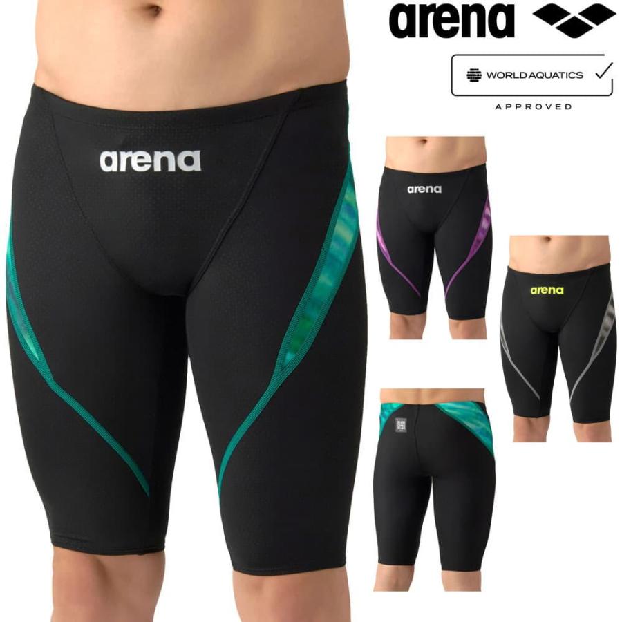アリーナ ARENA 競泳水着 メンズ WA承認モデル AQUA ADVANCED AQUA XTREME レーシングスパッツ ハーフレッグ 2026年春夏モデル AS6SRC45M | アリーナ