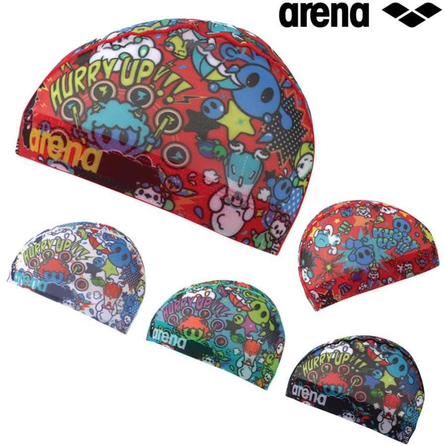 アリーナ（arena） 水泳 メッシュキャップ アリーナくん スイム