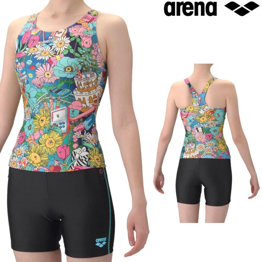 アリーナ（arena） フィットネス水着 レディース タフスキンT2E FUN