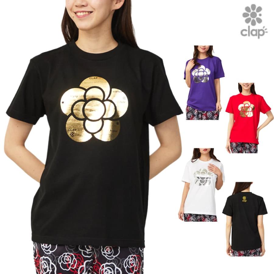 clap（クラップ） ローズクラップホイル Tシャツ レディース 半袖