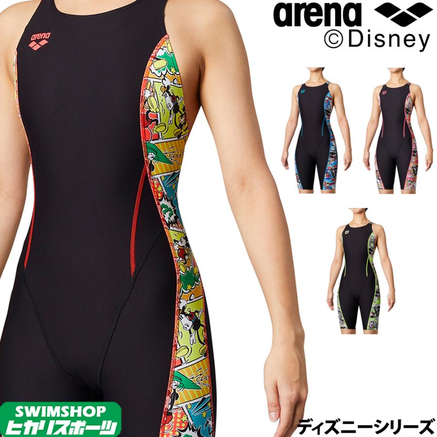 注目の アリーナ Arena 競泳水着 レディース 練習用 タフハーフスパッツ 着やストラップ ディズニー ミッキー タフスキン 競泳練習水着 年秋冬モデル Dis 0356w 早割クーポン Www Muslimaidusa Org