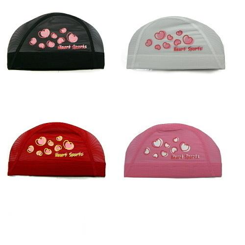 Hs 156 ヒカリスポーツオリジナルメッシュキャップ Heart Sports スイムキャップ 水泳帽 限定価格セール
