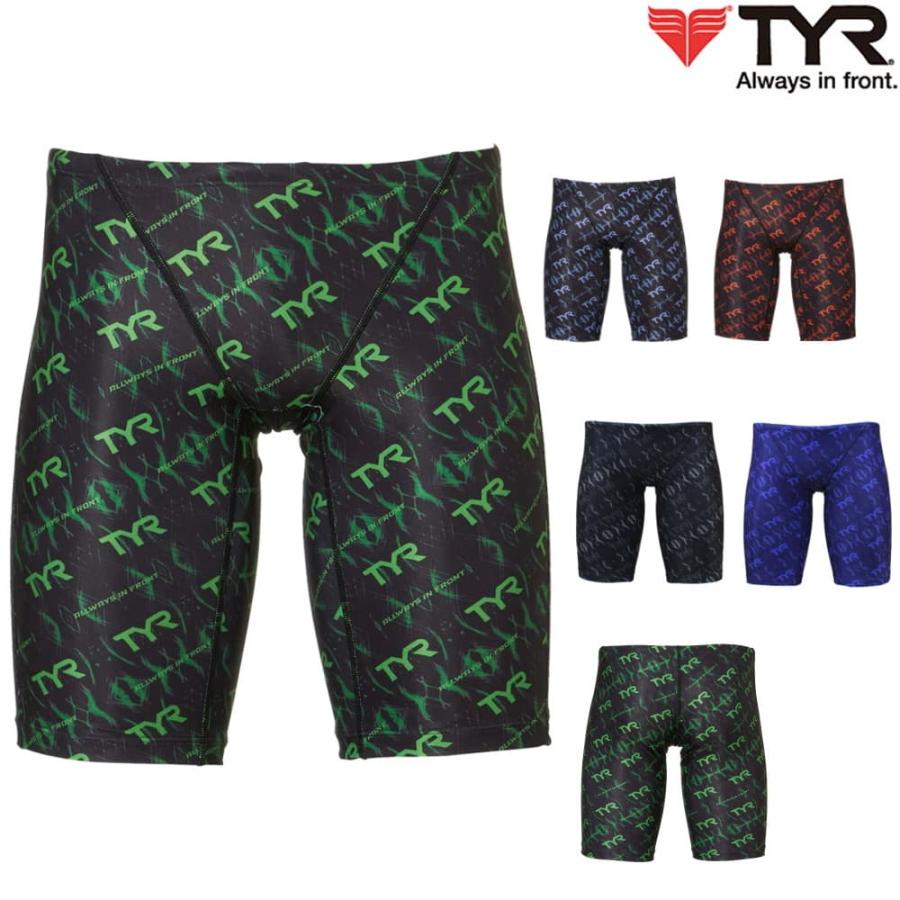 ティア TYR トレーニング水着 メンズ ローライズロングボクサー 練習用 
