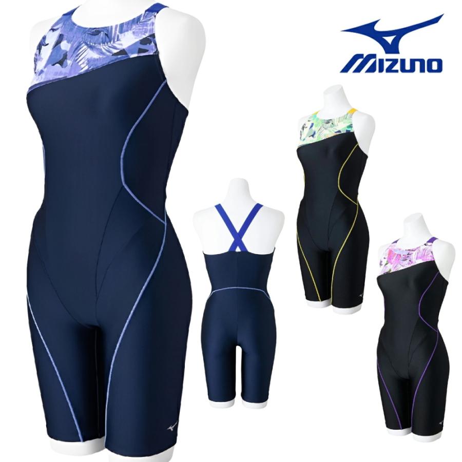 ミズノ MIZUNO フィットネス水着 レディース STROKE ONEオールインワン パッド付き 2025年春夏モデル N2JGC307 MIZUNO（ミズノ） フィットネス水着 レディース STROKE ONE