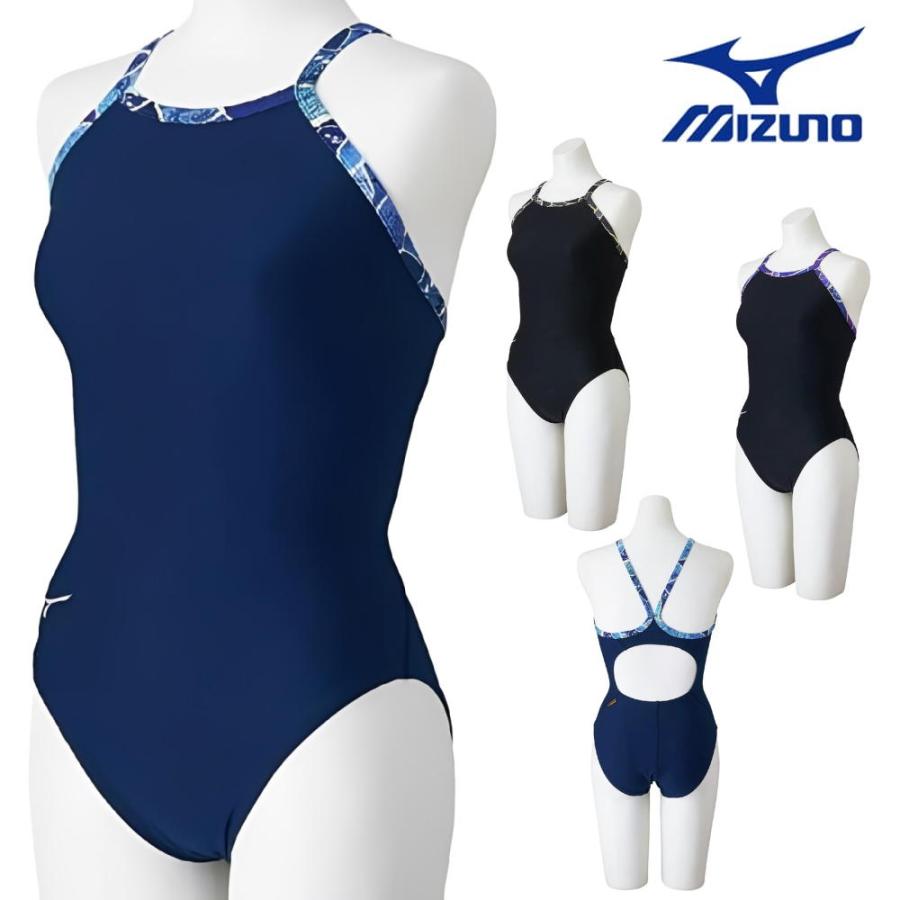 ミディアムカット レディース競泳水着 EXER SUITS ミズノ MIZUNO 競泳