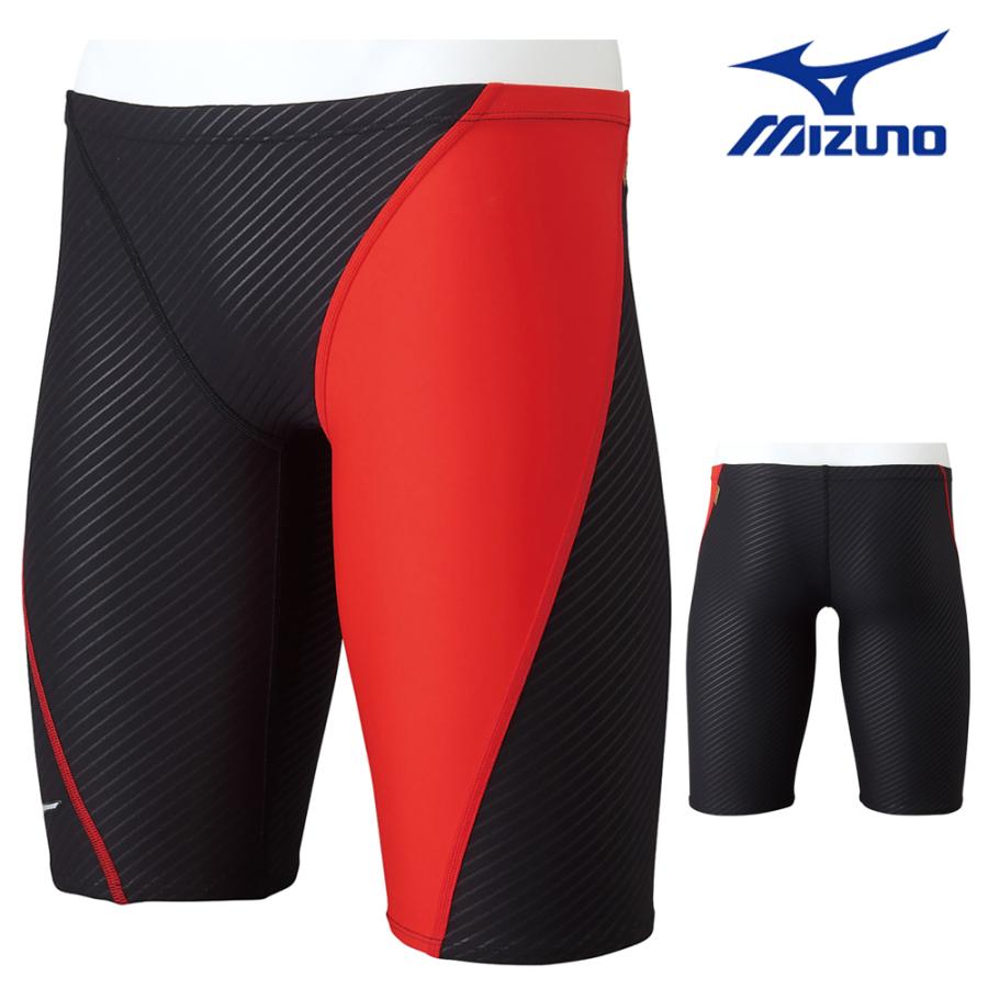 ミズノ MIZUNO 競泳水着 練習用水着 メンズ ハーフスパッツ EXER SUITS U-Fit 競泳練習水着 N2MB2575 | MIZUNO