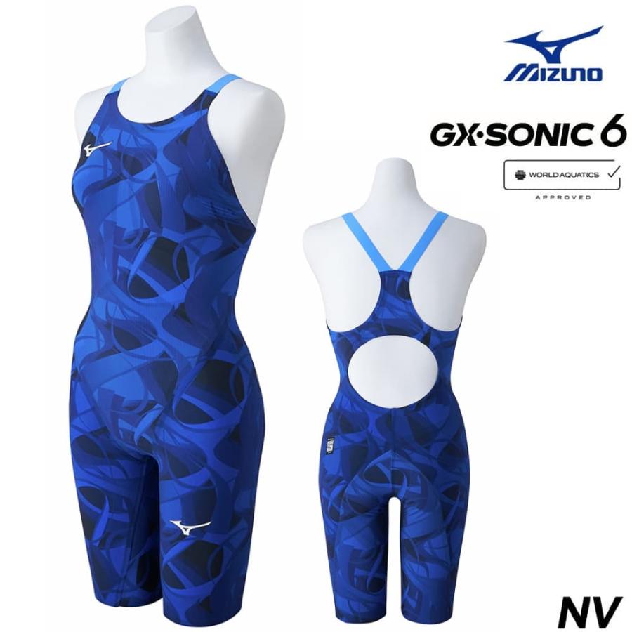 MIZUNO ミズノ 競泳水着 レディース GX SONIC6 NV WA承認モデル