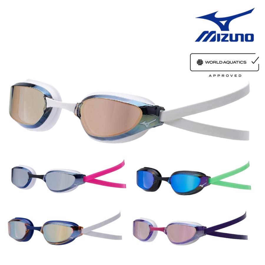 MIZUNO（ミズノ） 水泳 レーシングゴーグル ミラーレンズ 限定カラー