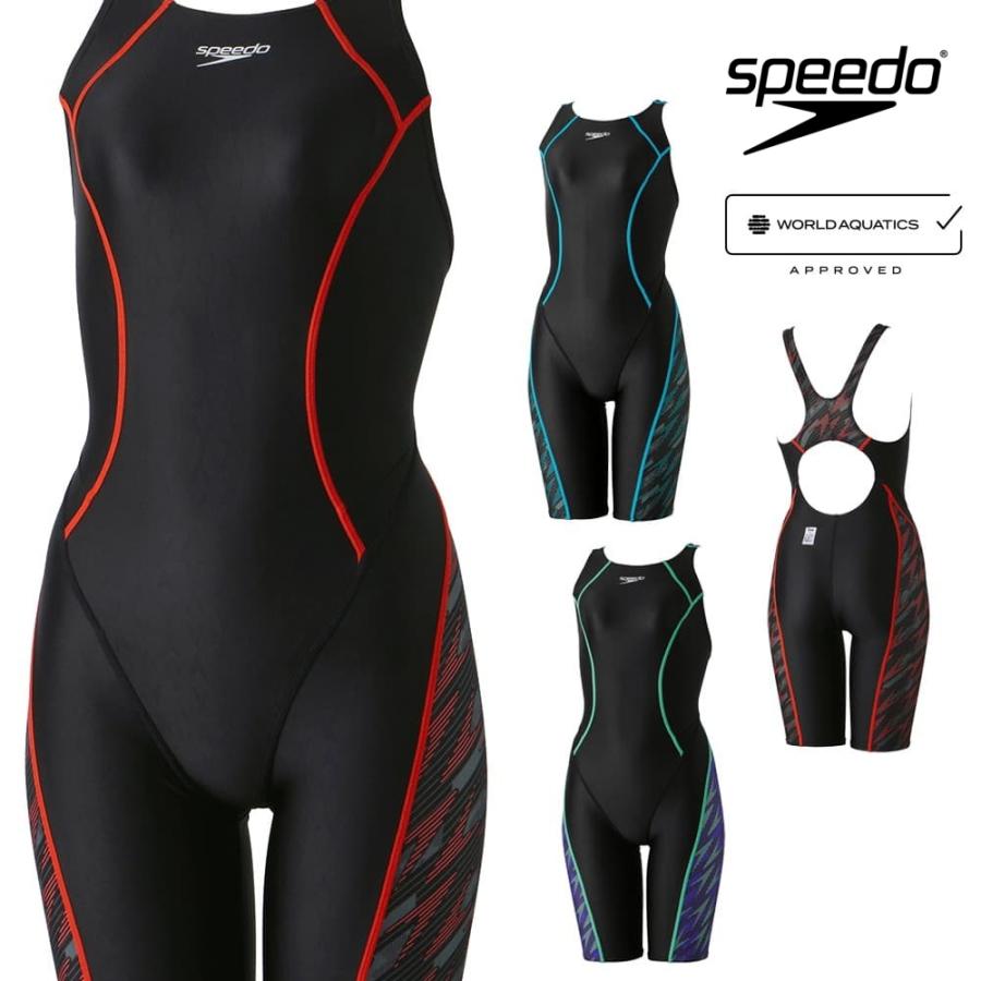 スピード SPEEDO 競泳水着 レディース WORLD AQUATICS承認 フレックスシグマカイセミオープンバックニースキン オールインワン  FLEX Σχ 2024年春夏 SCW12408F : scw12408f : ヒカリスポーツ NEXT Yahoo!店 - 通販 - 