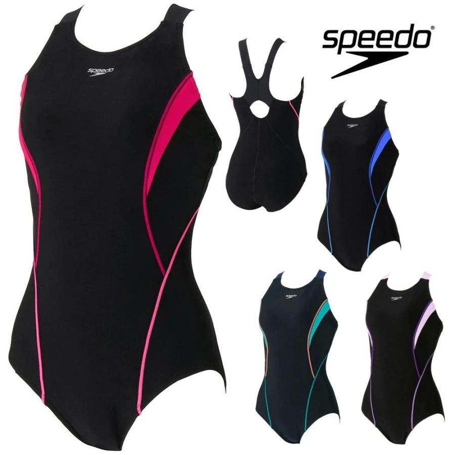 新品　レディース　スピード　競泳水着　Mサイズ　パット付　フィットネス用　P speedo（スピード） フィットネス水着 レディース フィールアップ