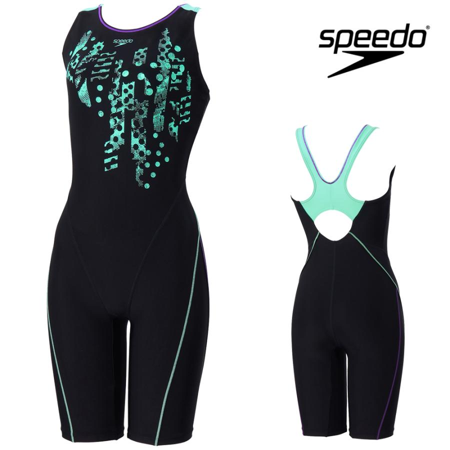 スピード Speedo フィットネス水着 セパレート レディース クラッシュドットルースンニースキン SFW12563-KP スピード SPEEDO フィットネス水着 レディース クラッシュドットルー