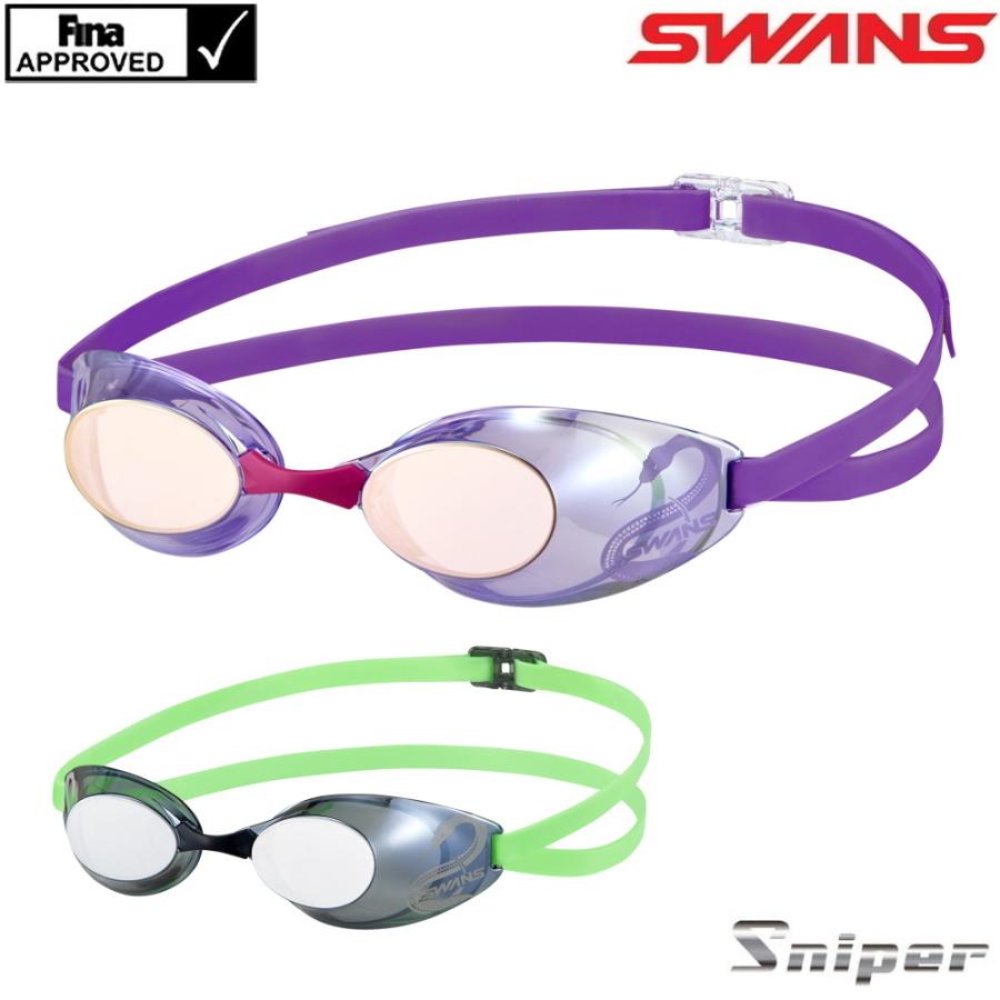 SWANS（スワンズ） レーシングゴーグル スナイパー ミラーレンズ ノン
