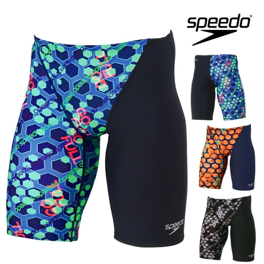 speedo（スピード） 競泳水着 練習用水着 メンズ ヘキサゴナルターンズ