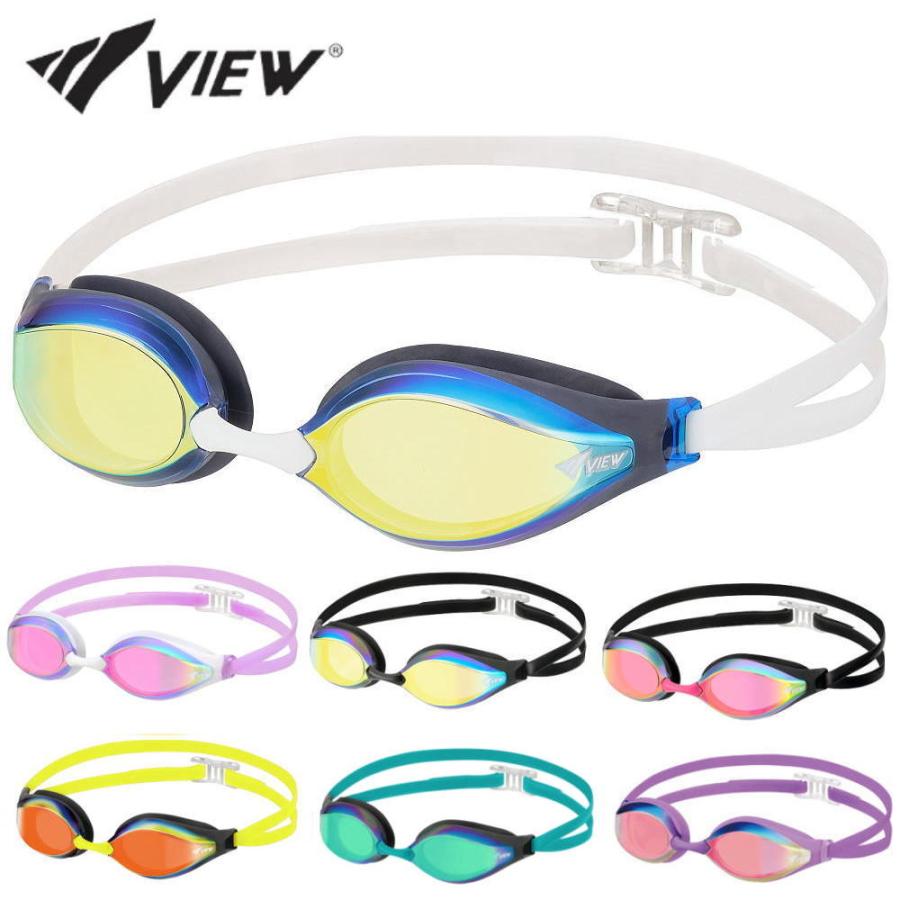 Tabata（タバタ） VIEW スイミングゴーグル クッション付き ミラー