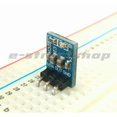 【送料無料】 タテ型 3.3V 電源 モジュール　AMS1117-3.3 出力 800mA 入力4.5〜12V 省スペースで組込に最適 |  | 01