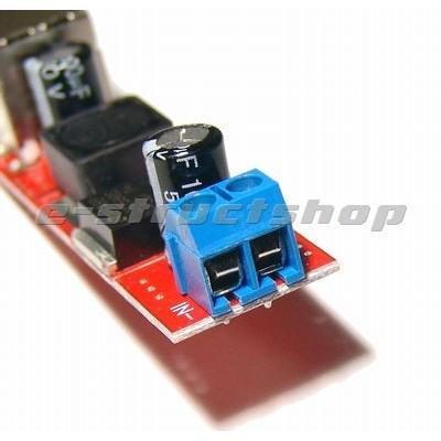 【送料無料】 USB 2ポート出力 降圧型 DC-DC コンバータ モジュール (出力5V 最大3A) ステップダウン デコデコ |  | 01