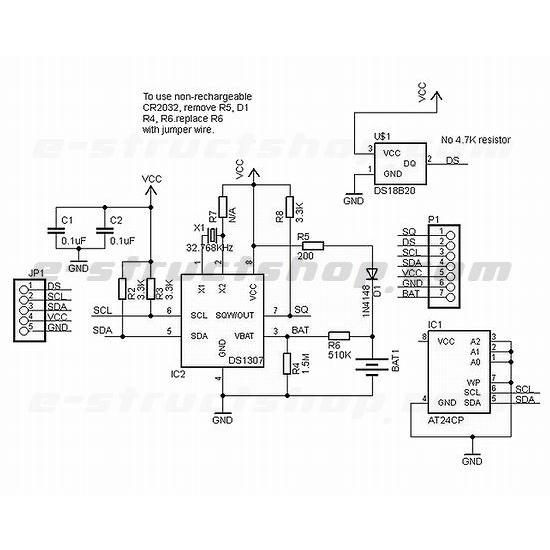 【送料無料】 リアルタイムクロック モジュール （RTCモジュール） EEPROM 付き |  | 03