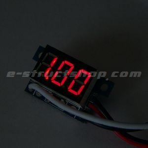 【送料無料】 組込用 デジタル 電流 メーター （0〜5A） 赤LED ローサイド検出 |  | 02