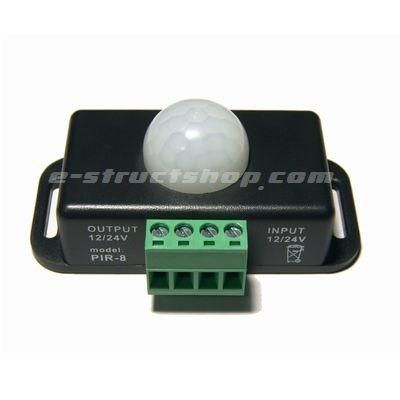 【送料無料・検査済・日本語説明書付】 赤外線 高感度 モーション センサー （12V/24V対応） 出力最大6A  約30秒〜9分 人感 動体検知 動物 無人 撮影 防犯 |  | 01