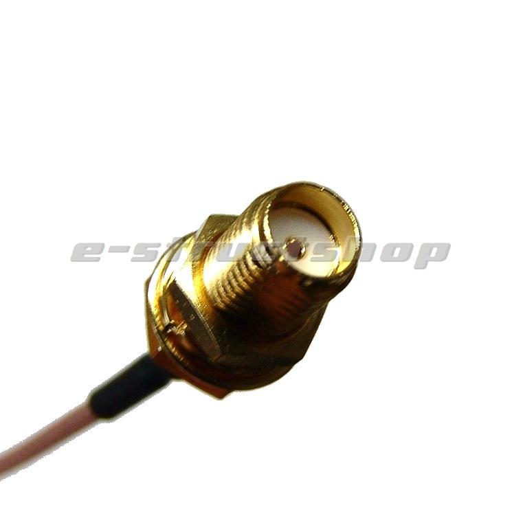 【送料無料】 SMA - MHF 変換 ケーブル (全長約25cm) IPEX MHF WiFi UHF 携帯無線機器 など |  | 01