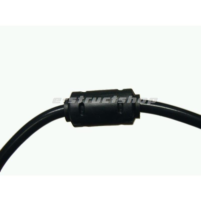 【送料無料】 3mロングタイプ USB 延長ケーブル コード USB2.0対応 USB-A プラグ ジャック ノイズに強いフェライトコア内蔵 シールドケーブル |  | 03