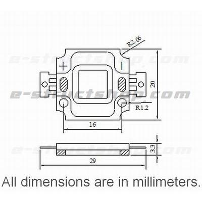 【送料無料】 植物 栽培 育成用 １０Ｗ 高輝度 パワー ＬＥＤ 大型 チップ 素子 赤 青 発光 |  | 04