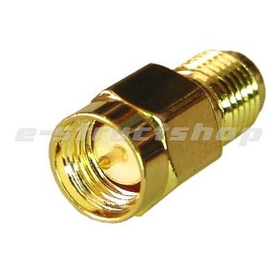 【送料無料】 SMA 変換 コネクタ （RPSMAJ−SMAP） SMA メス - オス 変換  金メッキ高級仕上げ  特殊なリバースタイプ |  | 01