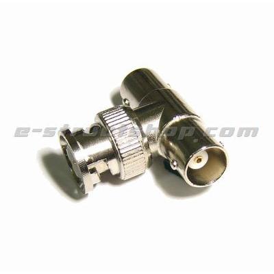 【送料無料】 中継 分岐用 BNC 変換コネクタ ( Ｔ型 分岐 アダプタ ) 測定器の入出力 防犯カメラ などの信号 分配 などに |  | 02