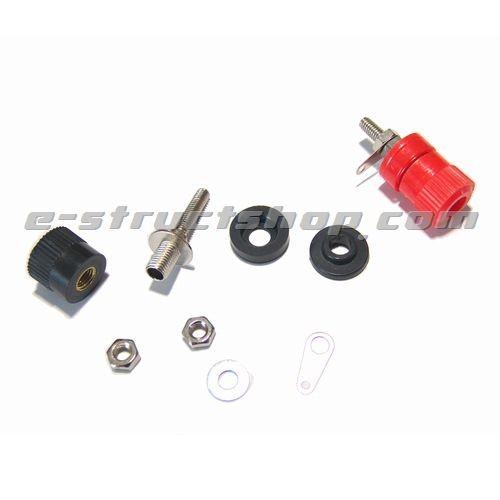 【送料無料】 小型ターミナル（赤黒セット） Φ14mm 全長 35mm |  | 02