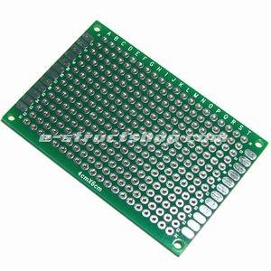 【送料無料】 6cm×4cm ガラエポ 両面スルーホール ユニバーサル基板 （5枚セット） 穴あき 基板 |  | 01