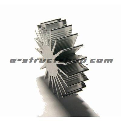 【送料無料】 放射形 ヒートシンク （プレート付きパワーLEDに適合） プレート固定ネジ付き 放熱器 アルミ |  | 02