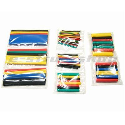 【送料無料】 カラー 熱収縮チューブ セット (収縮率50%)　Φ1 - 14mm ヒートシュリンク 絶縁 ポイント消化 |  | 02