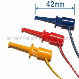 【送料無料】 フック型 テスト クリップ （10個セット） カラフルな5色 |  | 02