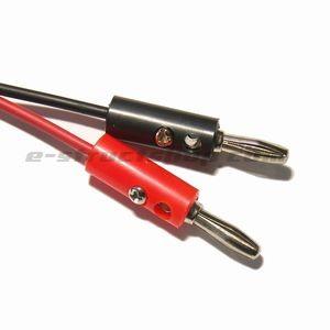 【送料無料】 ワニ口 クリップ 付 テスター ケーブル （長さ１ｍ） バナナ プラグ 付 |  | 01