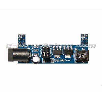 【送料無料】 ブレッドボード用 電源モジュール （出力3.3V／5V） 外部DCジャックから入力 コンパクトサイズ |  | 02