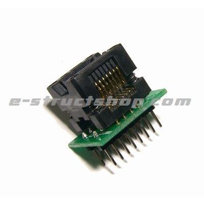 【送料無料】 ＳＯＰ ８ピン/１４ピン/１６ピン対応 プログラミングソケットアダプタ （ＤＩＰ変換アダプタ） PIC EEPROM AVR 書き込み |  | 03