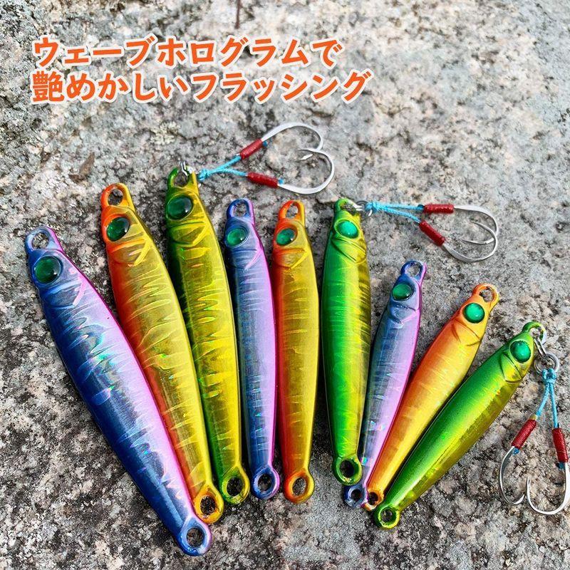 開店記念セール Umino Jig ウミノジグ ロッコンtg 40g 3色セット タングステン メタルジグ スーパーライトジギング ソフトルアーアクセサリー Www We Job Com