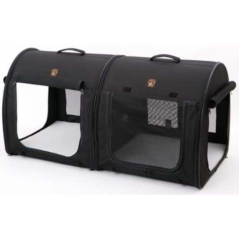 ポータブルケージ ダブル オールブラック ワン・フォー・ペッツ One for Pets ダブル オールブラック ワン フォー ペッツ One for Pets