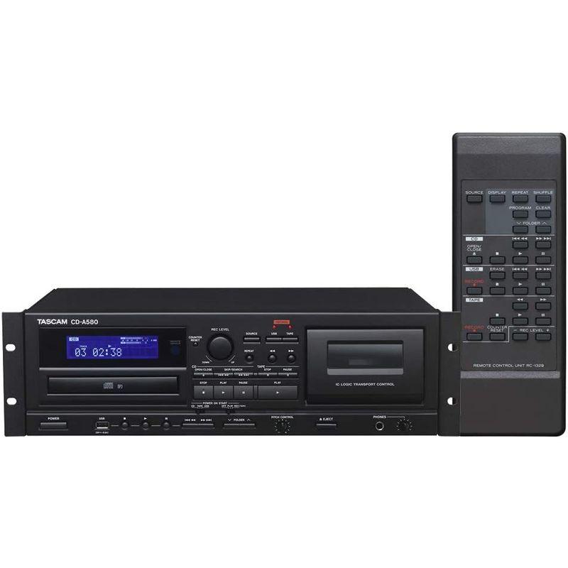 TASCAM CDプレーヤー CD-A580 ポータブルオーディオ